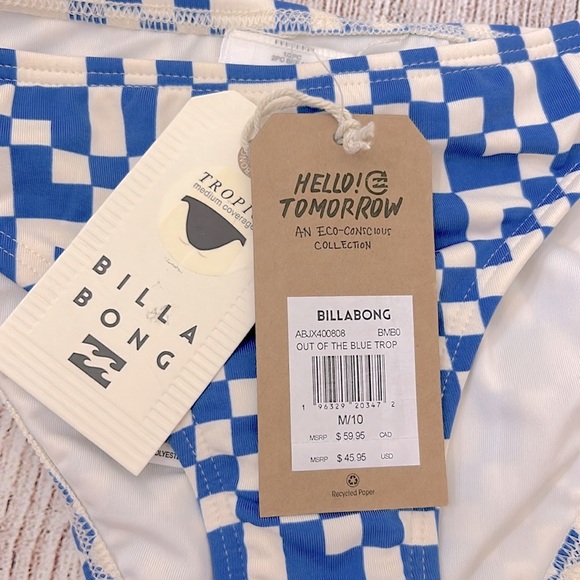 NWT Billabong Out Of The Blue Tropic Bikini Bottoms - Picture 7 of 7